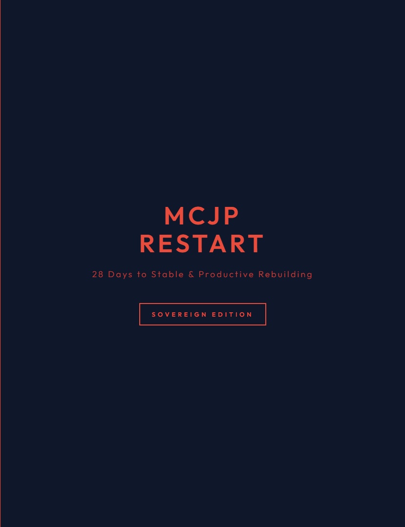 MCJP Restart: 28 Days to Stable